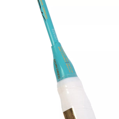 RAQUETTE DE BADMINTON HUNDRED BATTLE - 600 WHITE-GOLD