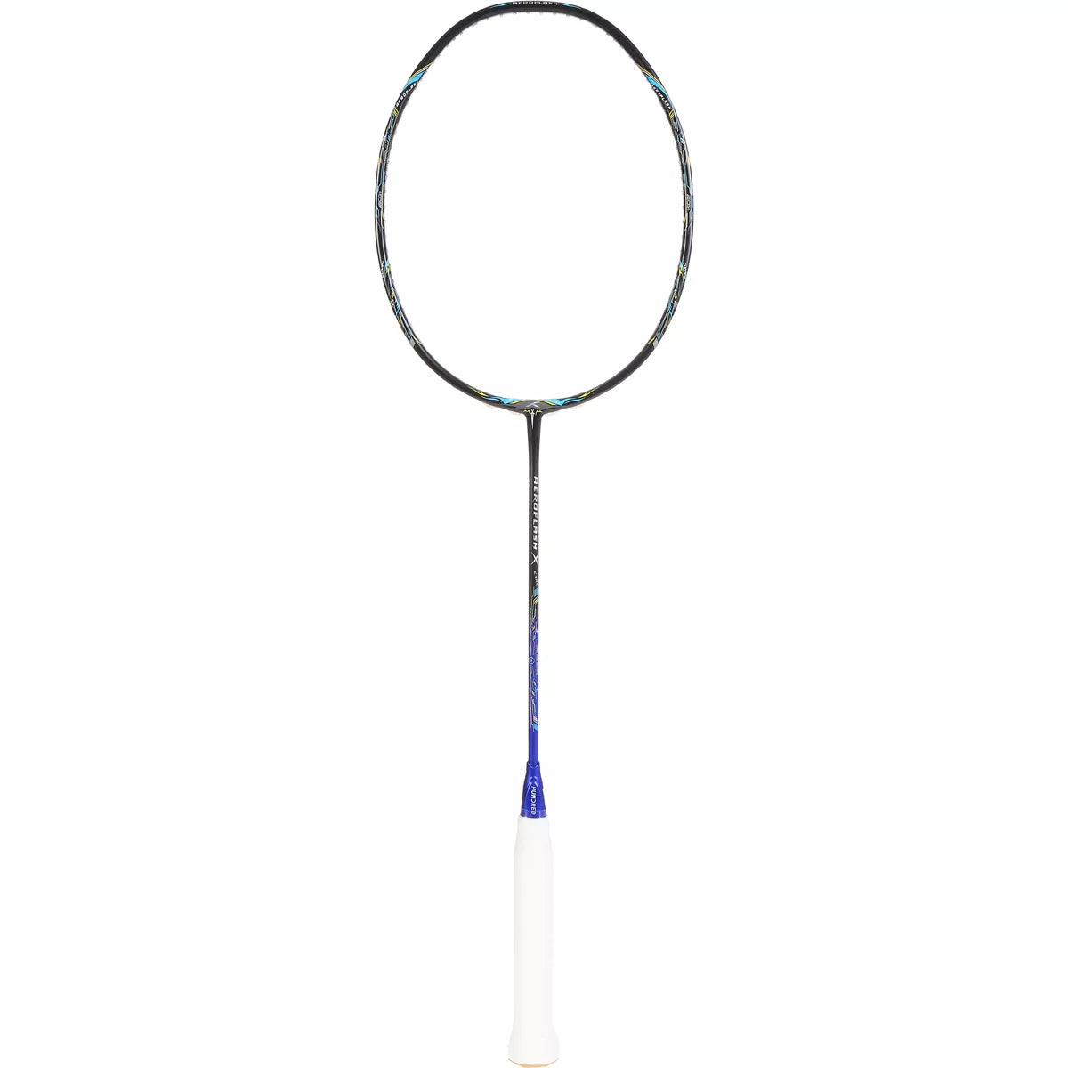 Raquette de Badminton Hundred Aeroflash X Ctrl Black-Blue-Silver (non cordée)