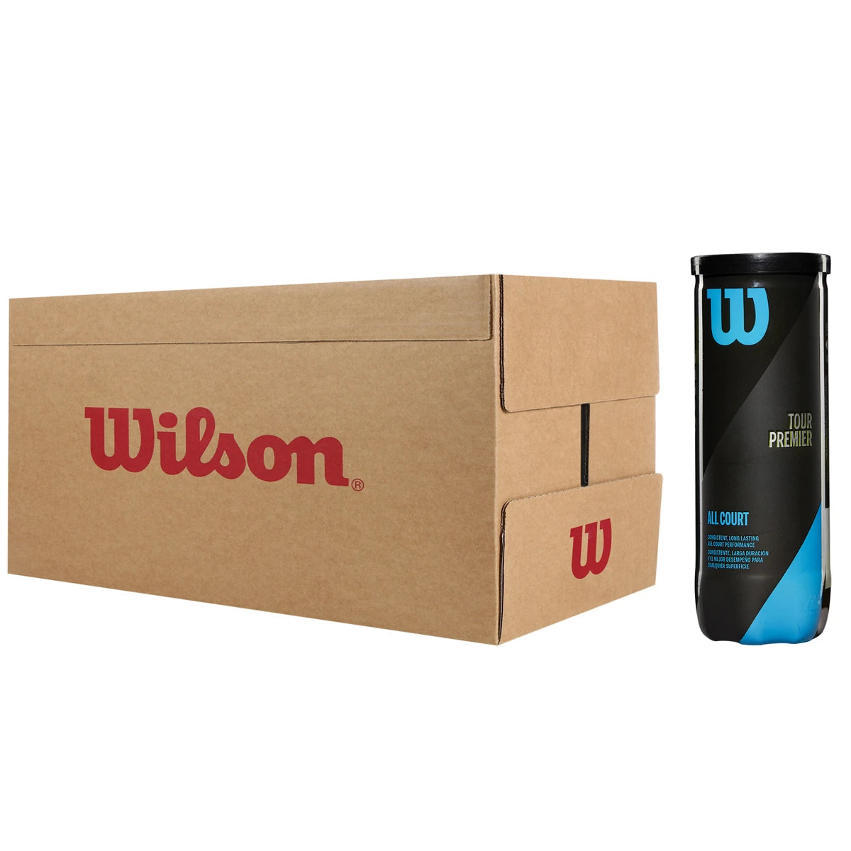 KARTON MIT 24 RÖHREN MIT JE 3 WILSON TOUR PREMIER BÄLLEN