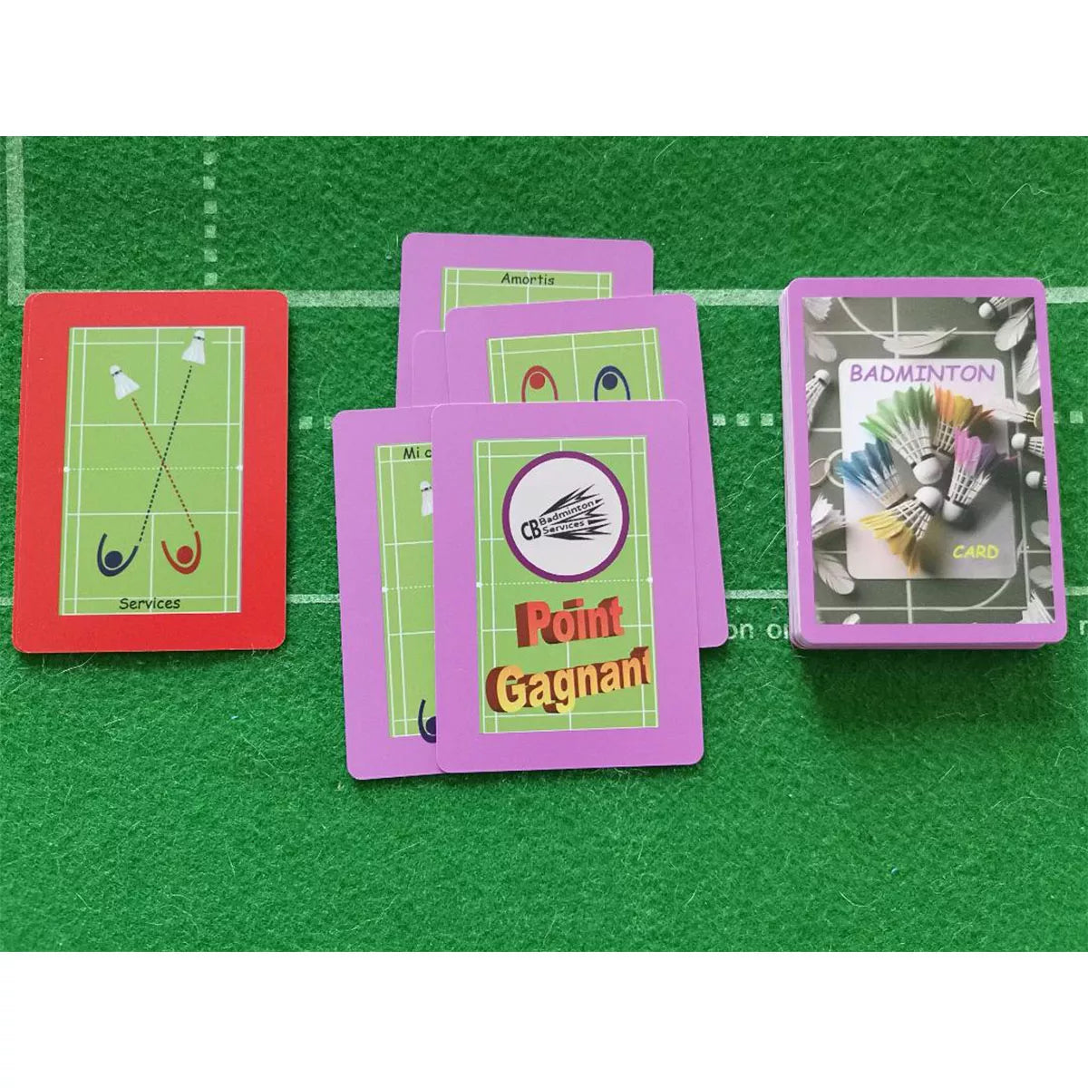 BADMINTON CARD SET