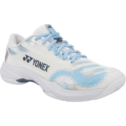CHAUSSURES YONEX FEMME INDOOR PC CASCADE ACCEL WIDE WHITE/LIGHT BLUE