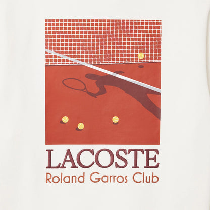 SWEAT LACOSTE ROLAND GARROS CLUB GRAPHIQUE