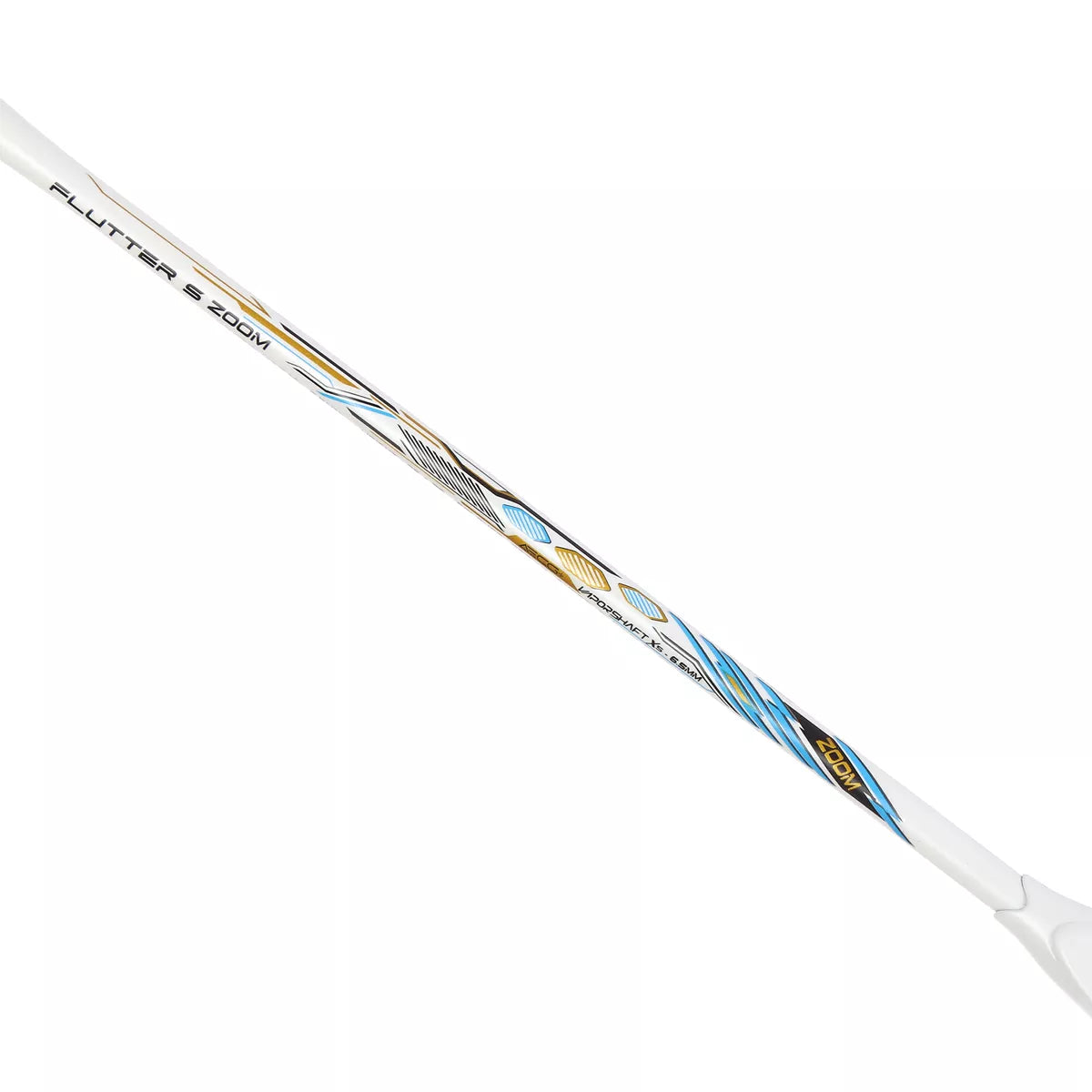 RAQUETTE DE BADMINTON HUNDRED FLUTTER S ZOOM WHITE-GOLD
