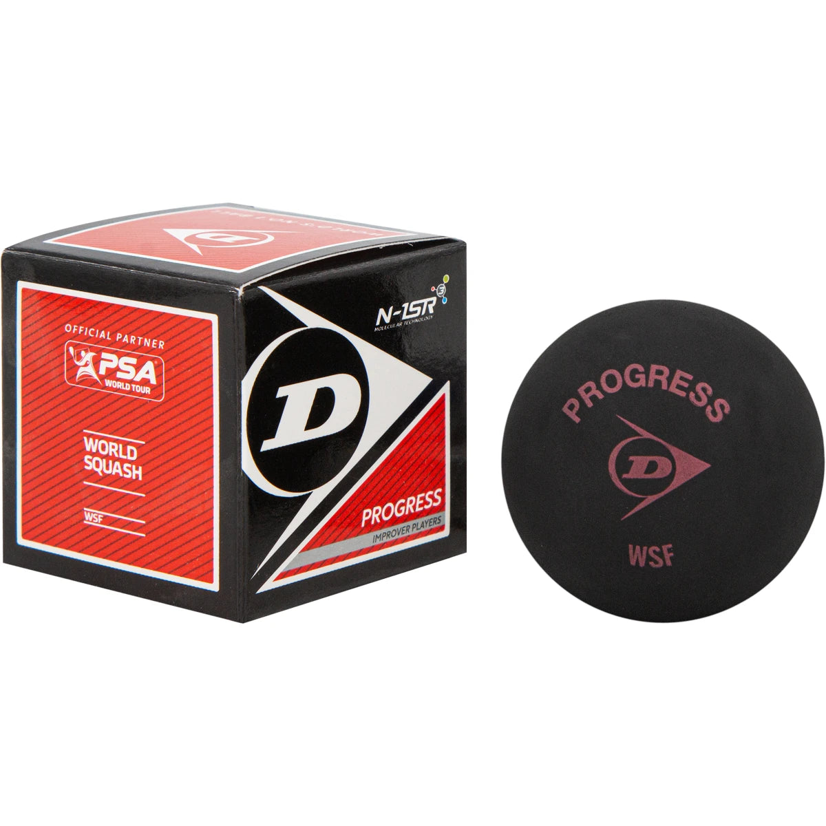 DUNLOP MAX PROGRESS SQUASHBALL (X1)