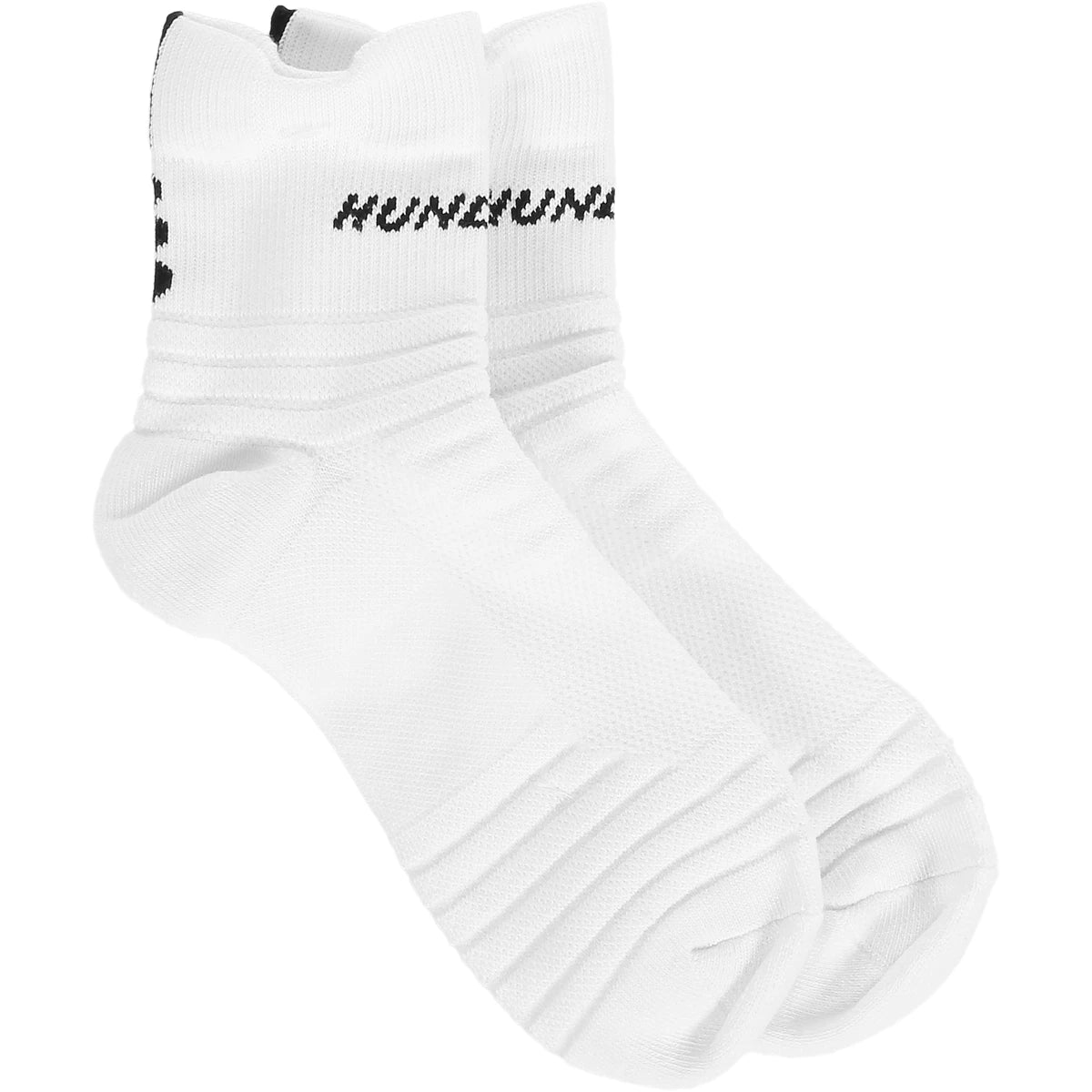 CHAUSSETTES HUNDRED WHITE/BLACK (LA PAIRE)