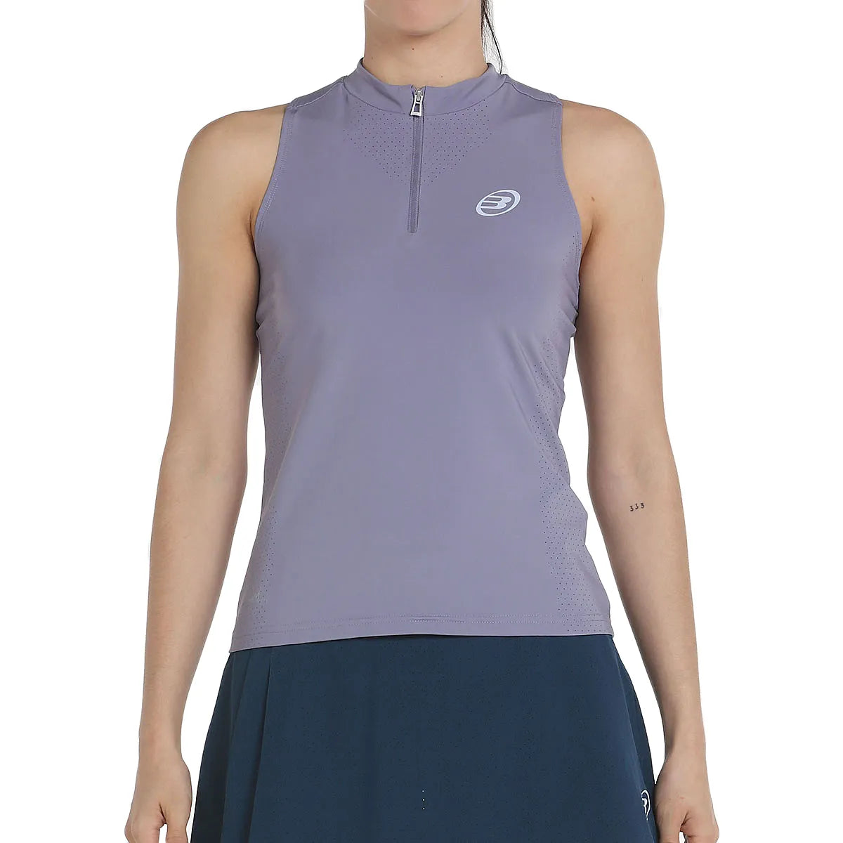 BULLPADEL DAMEN TANKTOP PURE COLOR 1/4 REISSVERSCHLUSS OUROL