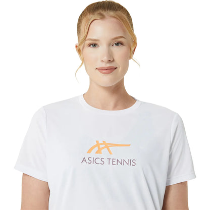 ASICS DAMEN T-SHIRT COURT GRAPHIC