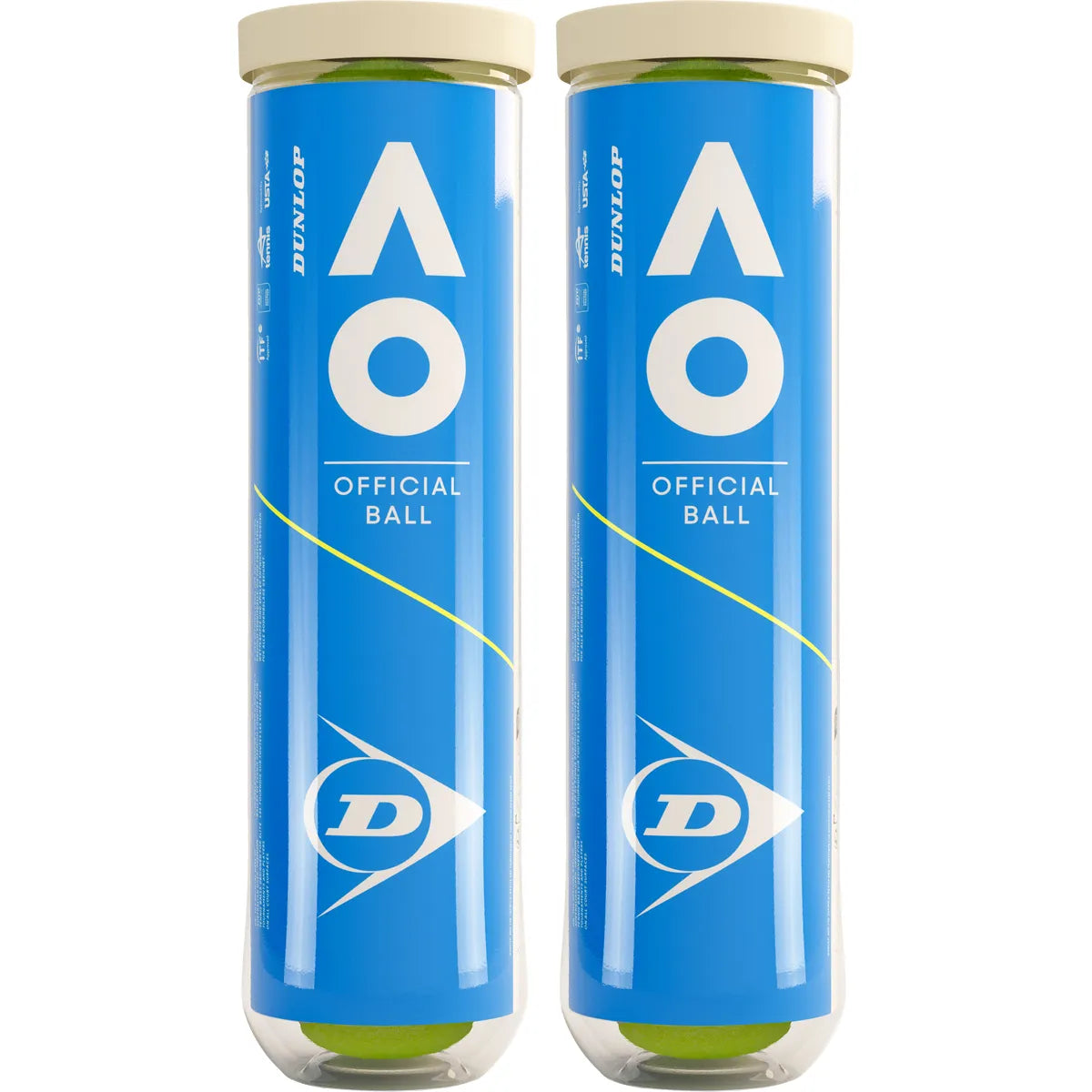 DOPPELPACK MIT 4 DUNLOP AUSTRALIAN OPEN BÄLLEN