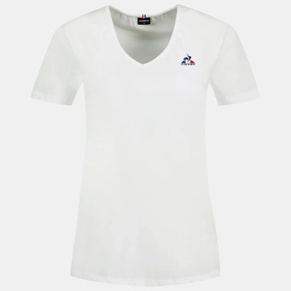 DAMEN T-SHIRT LE COQ SPORTIF ESSENTIEL MIT V-AUSSCHNITT