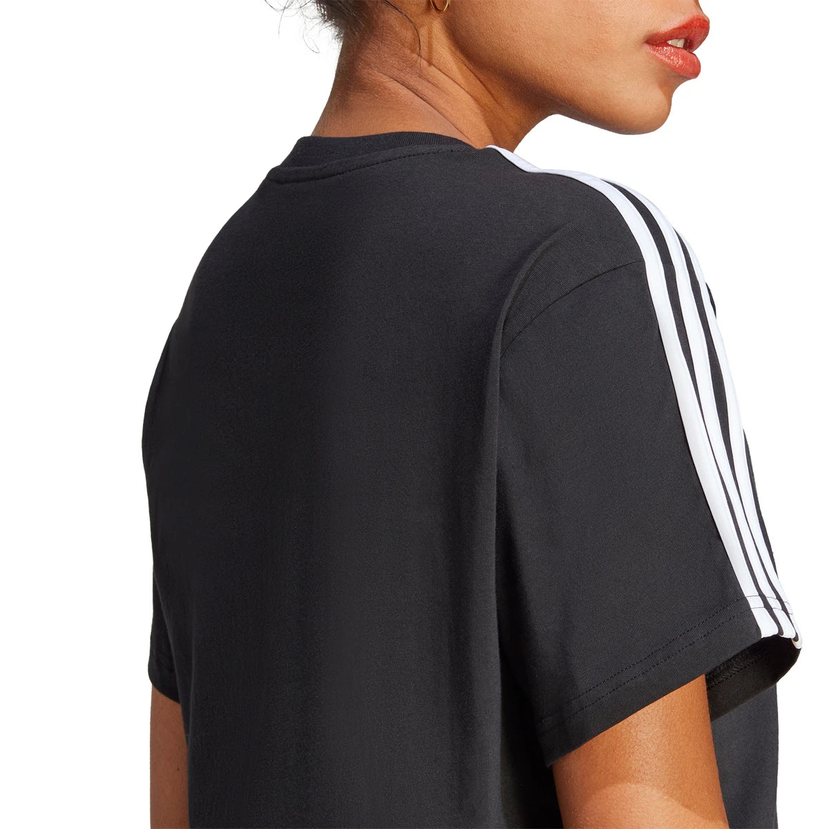 ADIDAS DAMEN T-SHIRT 3-STREIFEN CROP TOP
