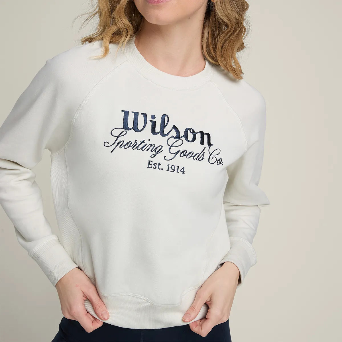 WILSON DAMEN SIDELINE CREW SWEATSHIRT