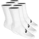 6 PAIRS OF ASICS TENNIS CREW SOCKS (MID)