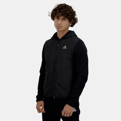 LE COQ SPORTIF HYBRID HOODED JACKET