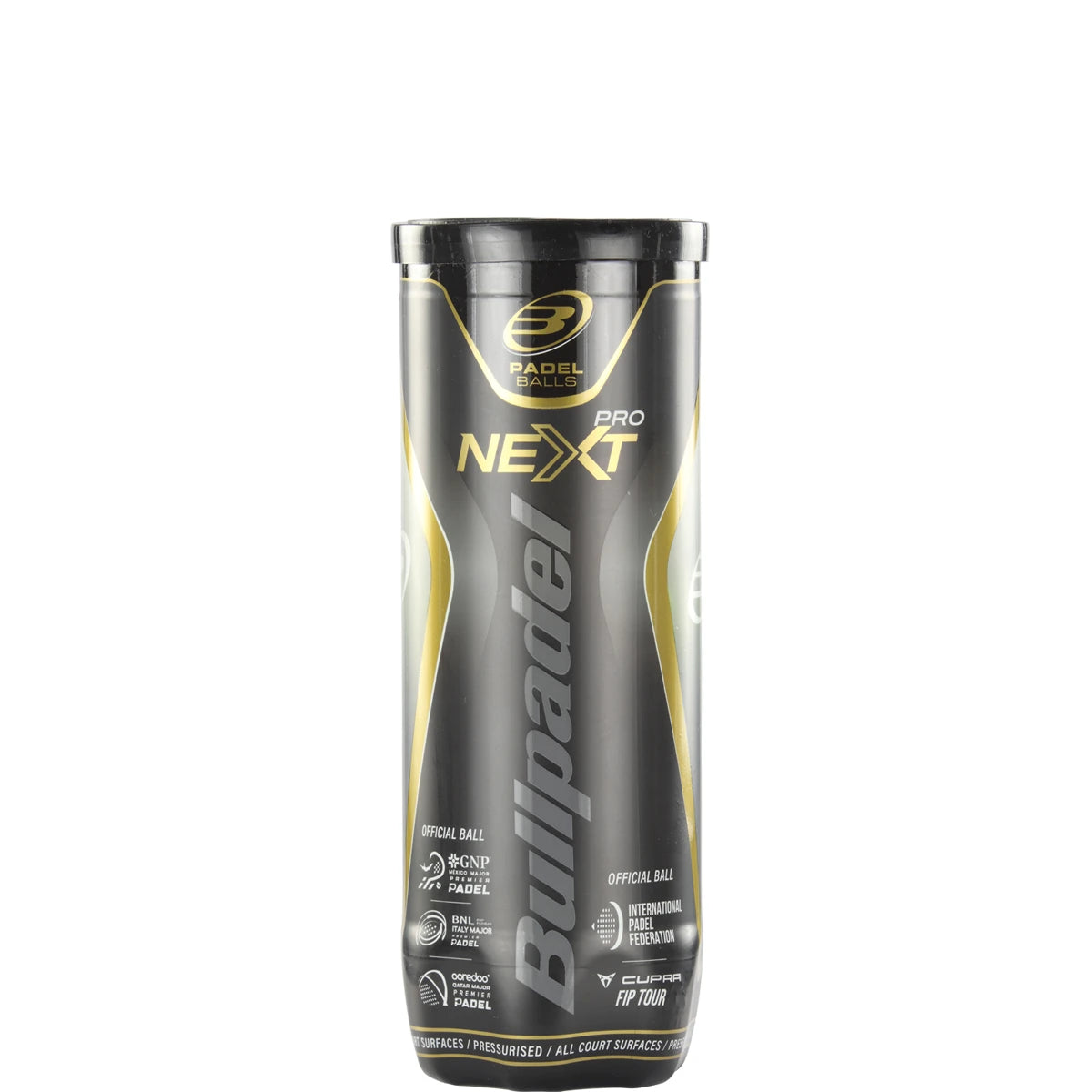 TUBE DE 3 BALLES BULLPADEL FIP NEXT PRO