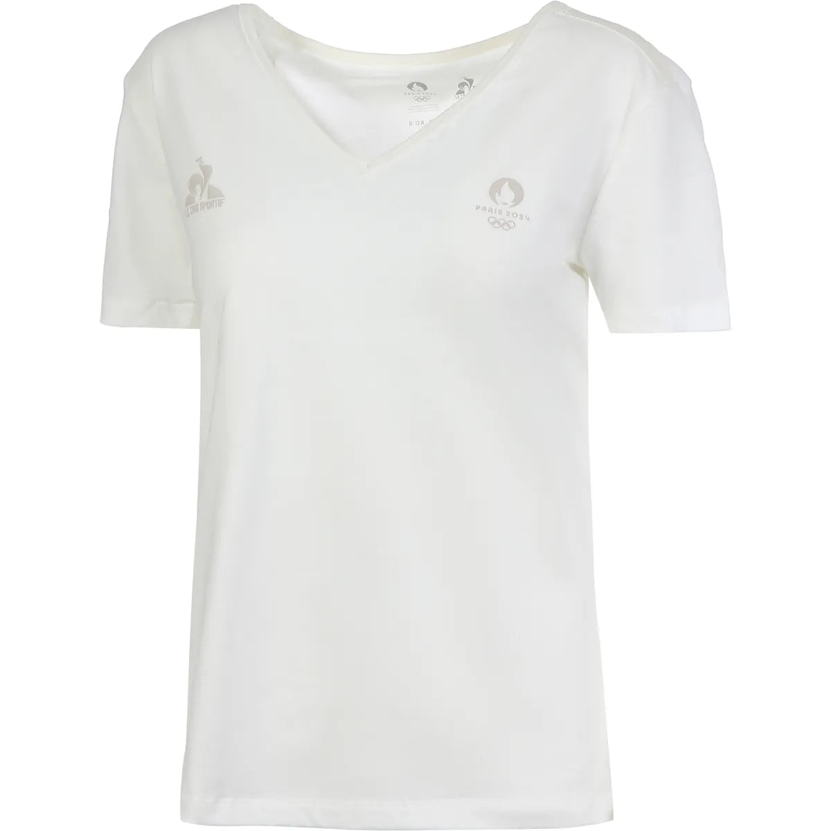 V-NECK LE COQ SPORTIF T-SHIRT PARIS 2024 ESSENTIAL