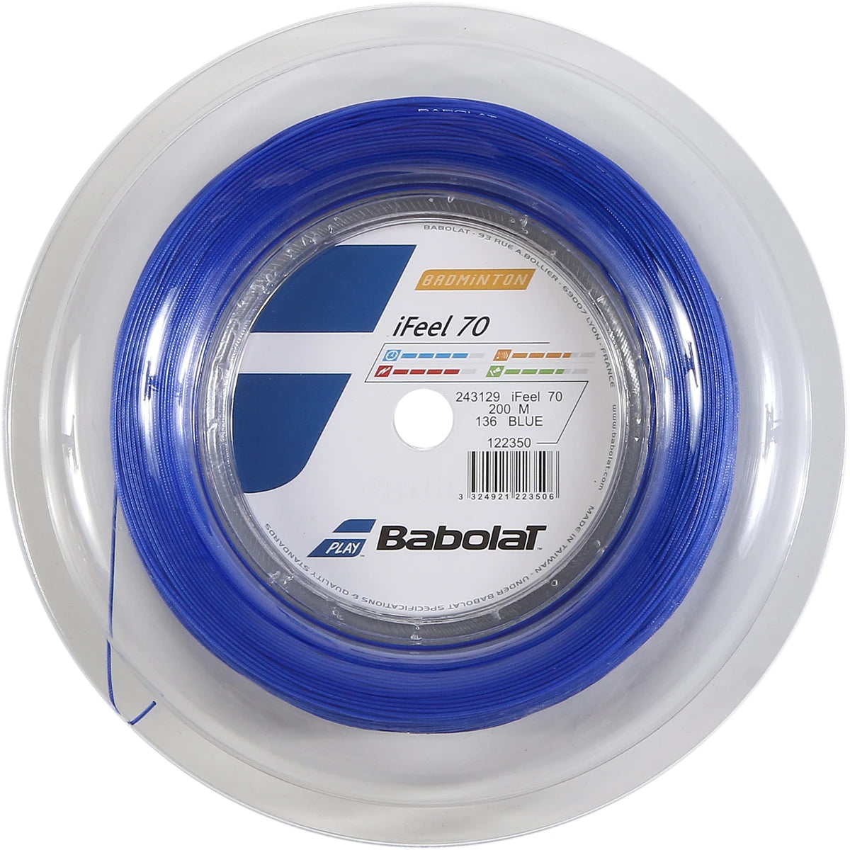BOBINE BADMINTON BABOLAT IFEEL 70 (200 METRES)