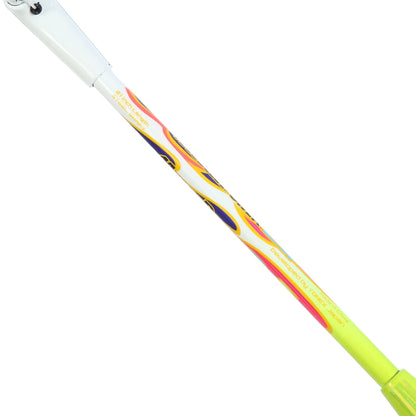 YONEX MP2 WHITE/LIME JUNIOR BADMINTON RACKET (STRUNG)