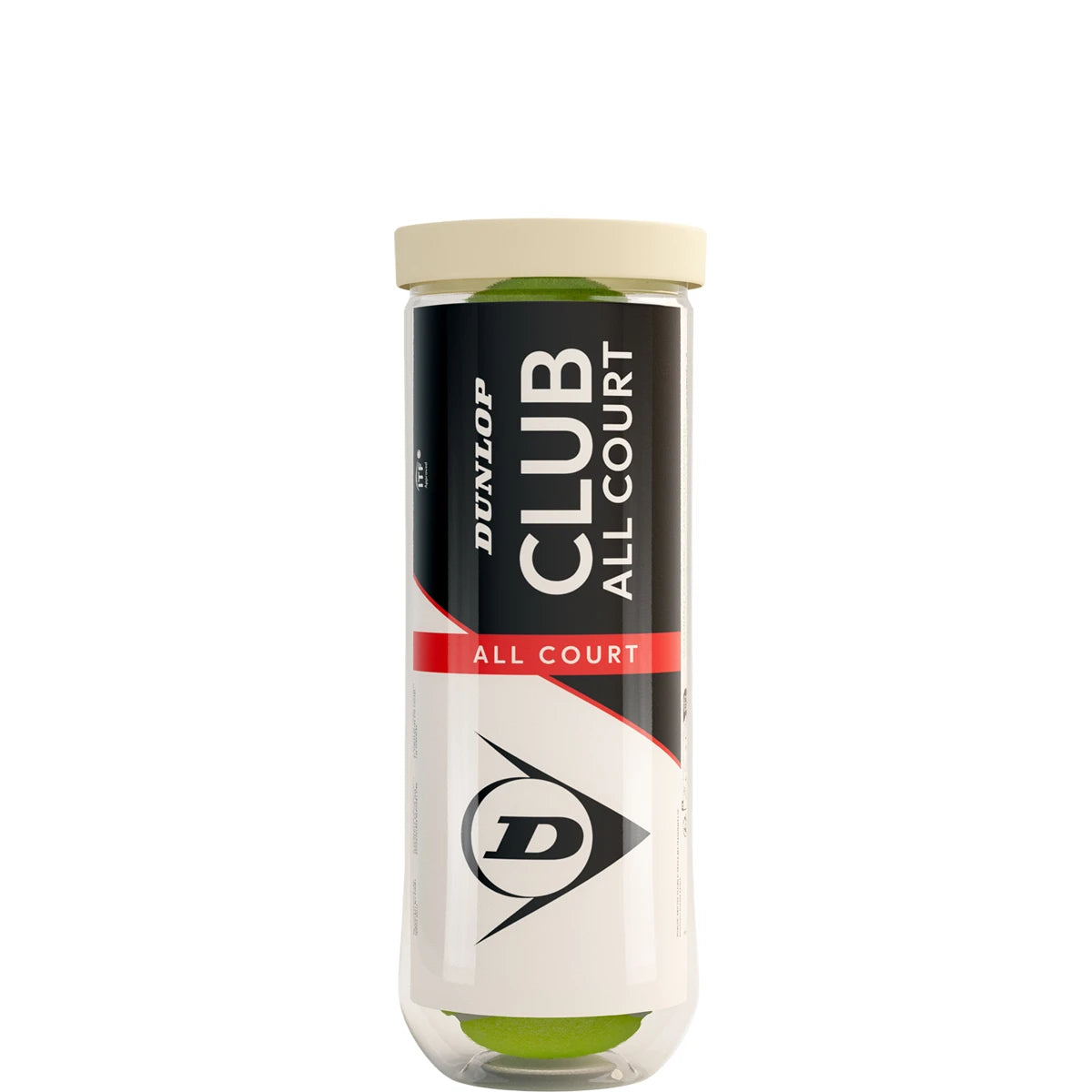 TUBE DE 3 BALLES DUNLOP CLUB ALL COURT