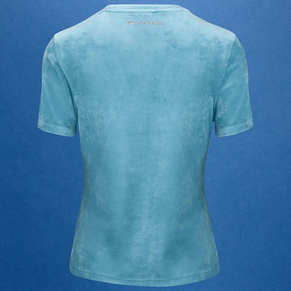 T-SHIRT MOURATOGLOU APPAREL FEMME MATCH VELOUR NEW YORK