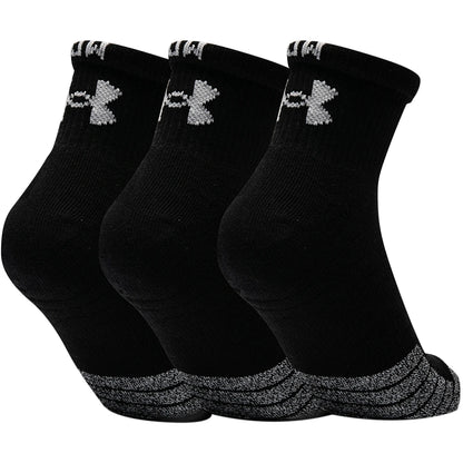 3 PAIRES DE CHAUSSETTES UNDER ARMOUR HEATGEAR QUARTER (ANKLE)