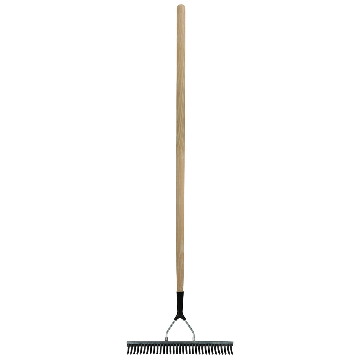 RUBBER RAKE 50 CM WITH HANDLE