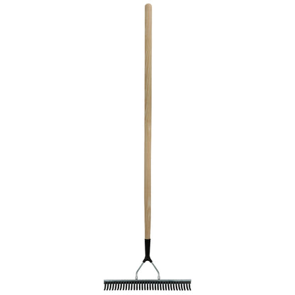 RUBBER RAKE 50 CM WITH HANDLE
