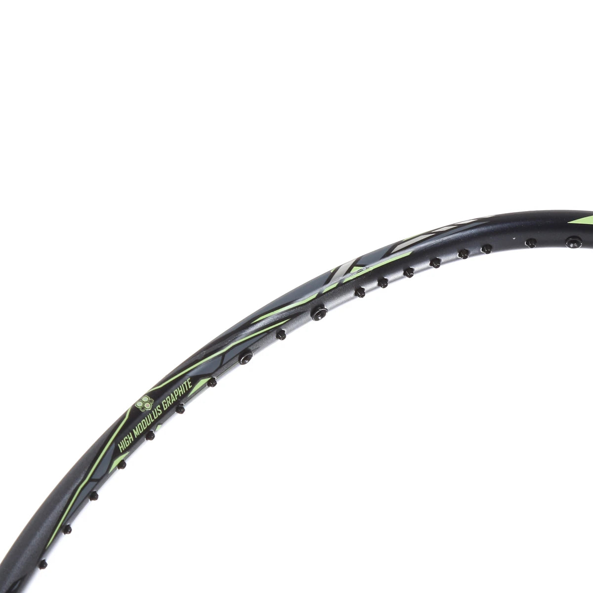 BADMINTONSCHLÄGER KAWASAKI SUPER LIGHT L6 SCHWARZ GRÜN (OHNE BESAITUNG)