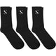 3 PAIRS OF SECOND SERVE PRO SOCKS