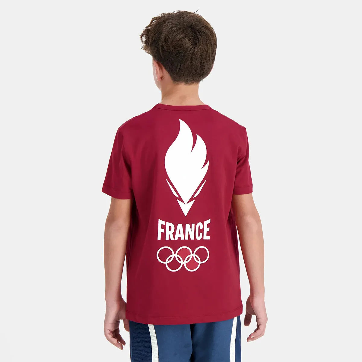 T-SHIRT LE COQ SPORTIF JUNIOR FRANKREICH OLYMPISCHES DORF