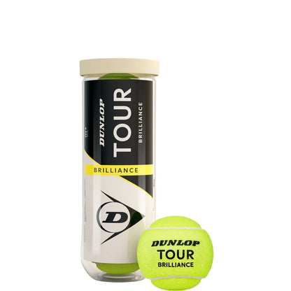 TUBE DE 3 BALLES DUNLOP TOUR BRILLIANCE