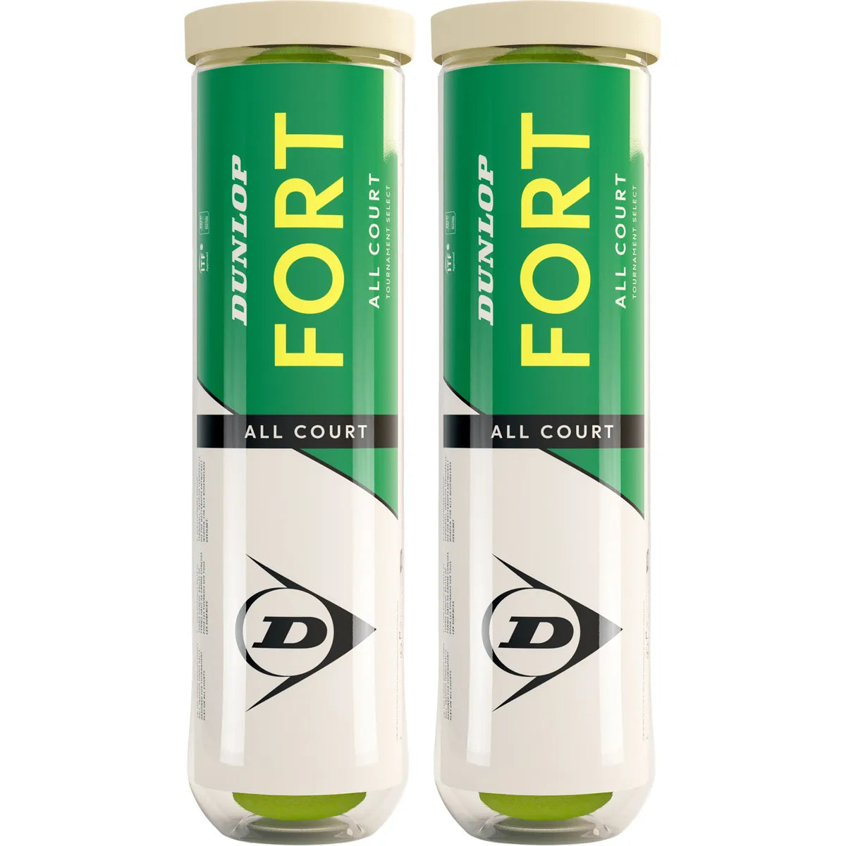 DOPPELPACK MIT 4 DUNLOP FORT TOURNAMENT SELECT BALLEN