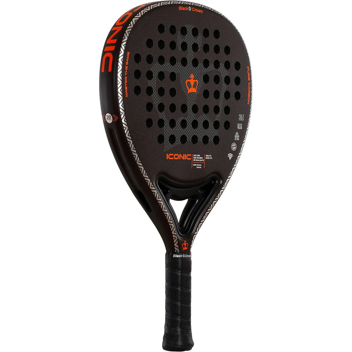 BLACK CROWN ICONIC PADEL RACKET