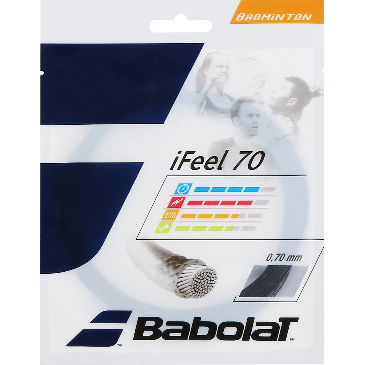CORDAGE BADMINTON BABOLAT IFEEL 70 (10 METRES)