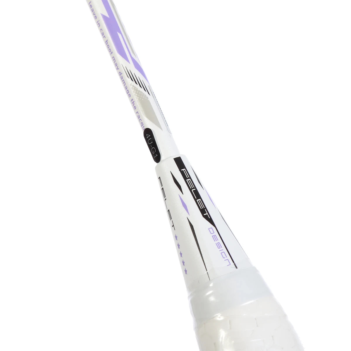 RAQUETTE DE BADMINTON FELET BLOOM LAVENDER (CORDEE)