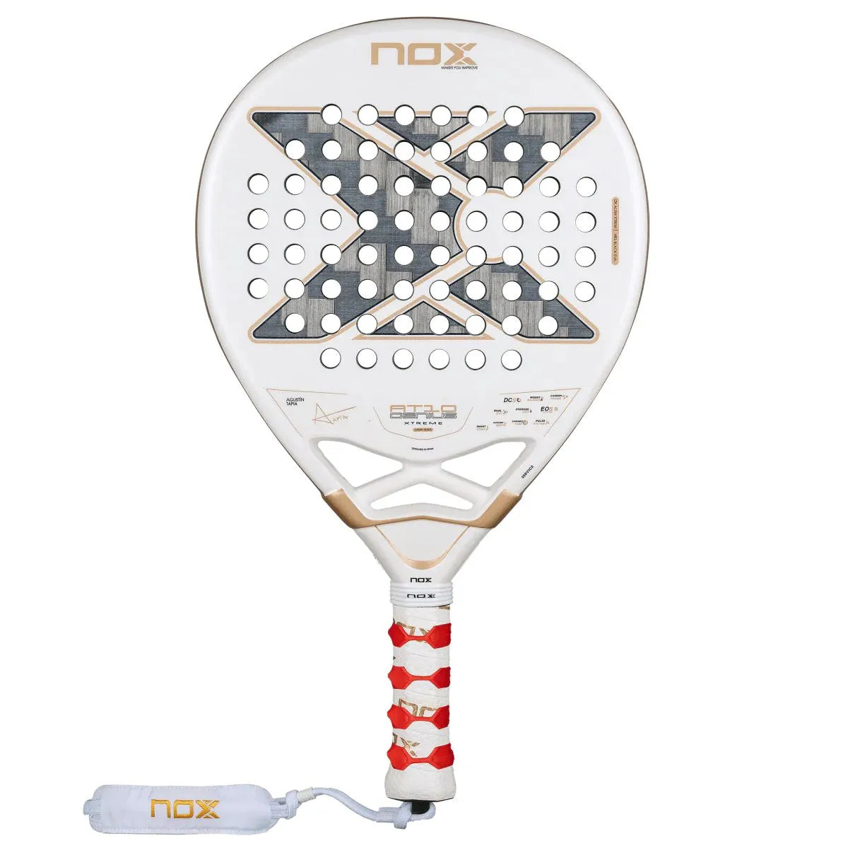 PADEL RACKET NOX AT10 GENIUS 12K ALUM XTREME BY AGUSTIN TAPIA 2026