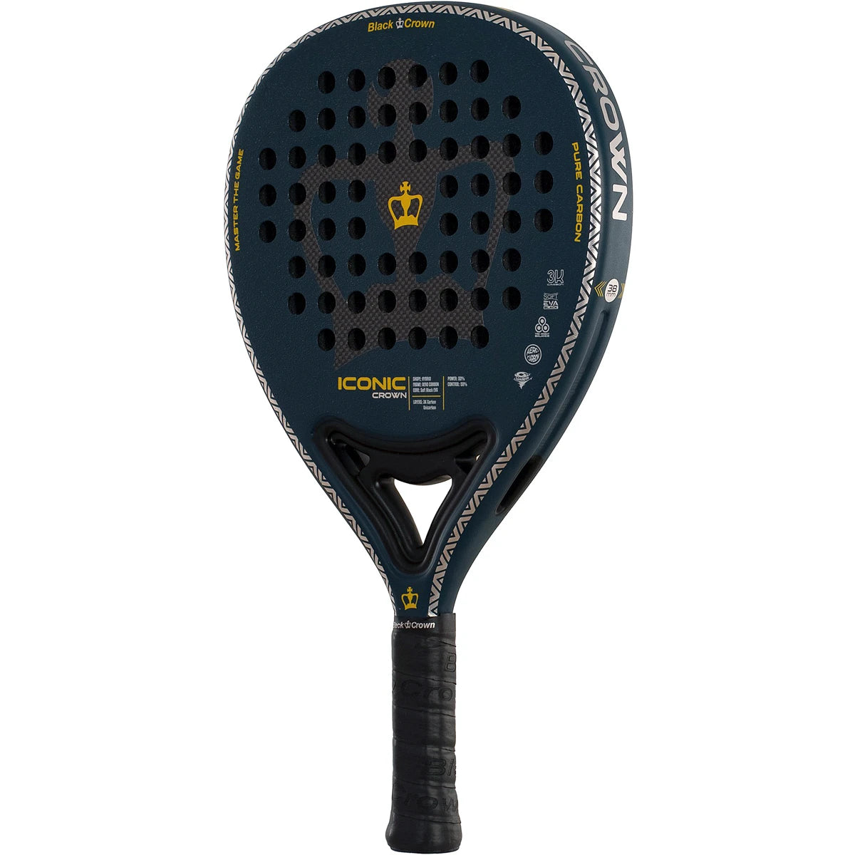 BLACK CROWN ICONIC CROWN PADEL RACKET