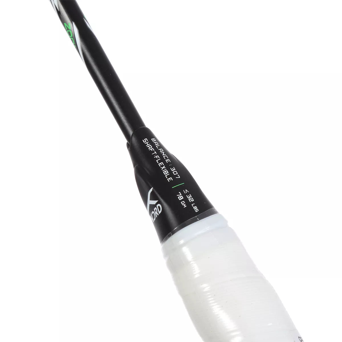 RAQUETTE DE BADMINTON HUNDRED FLUTTER S ZOOM BLACK-GREY