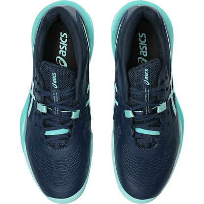 ASICS GEL RESOLUTION X TENNISSCHUHE AUF ROTSCHUTTBODEN