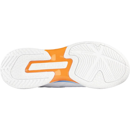 SALMING MEN'S INDOOR FUSION PRO SHOES WHITE/BLUE