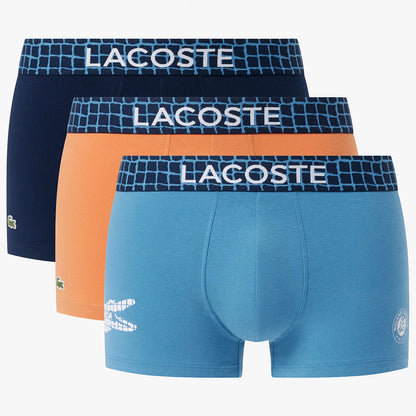 PACK DE 3 BOXERS LACOSTE ROLAND GARROS