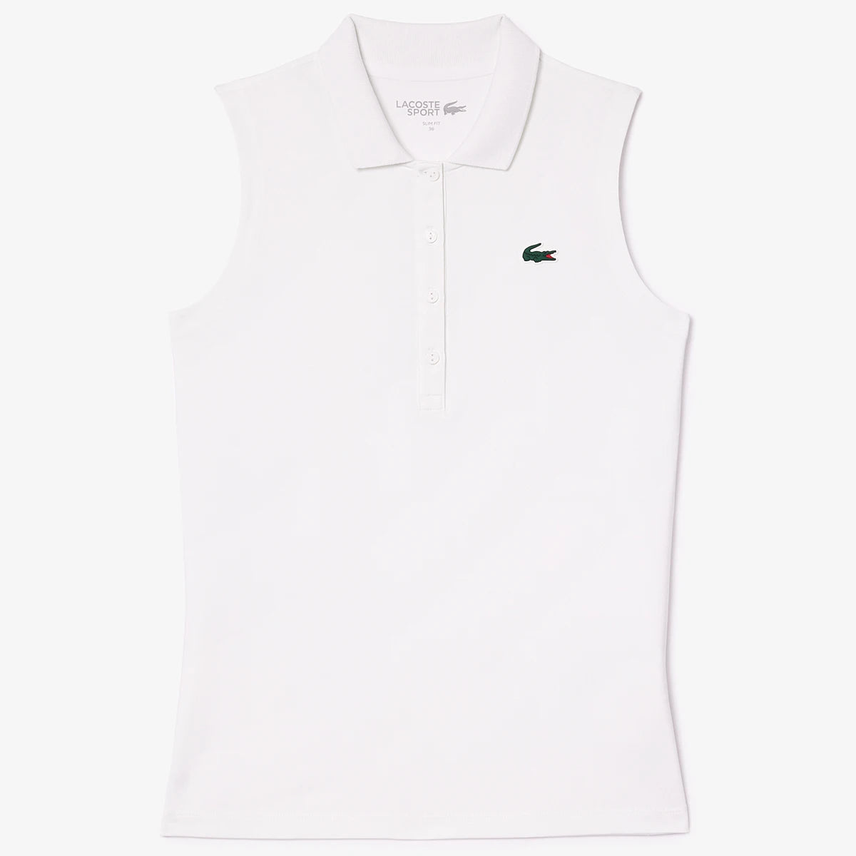 POLO LACOSTE FEMME CORE PERFORMANCE SANS MANCHES