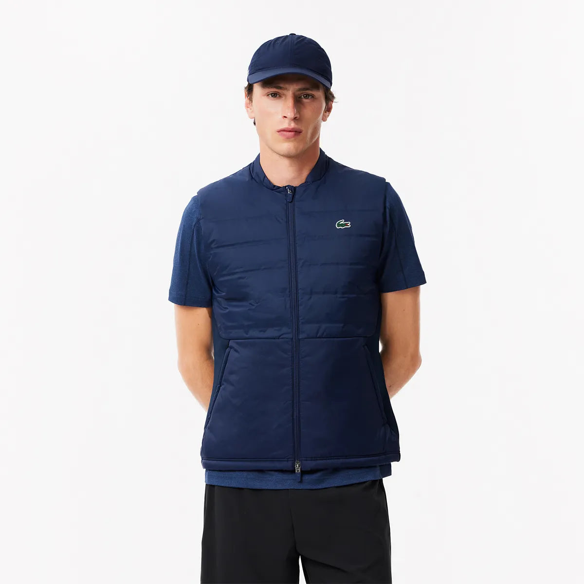 LACOSTE FZ SLEEVELESS JACKET ACTIVE PERFORMANCE