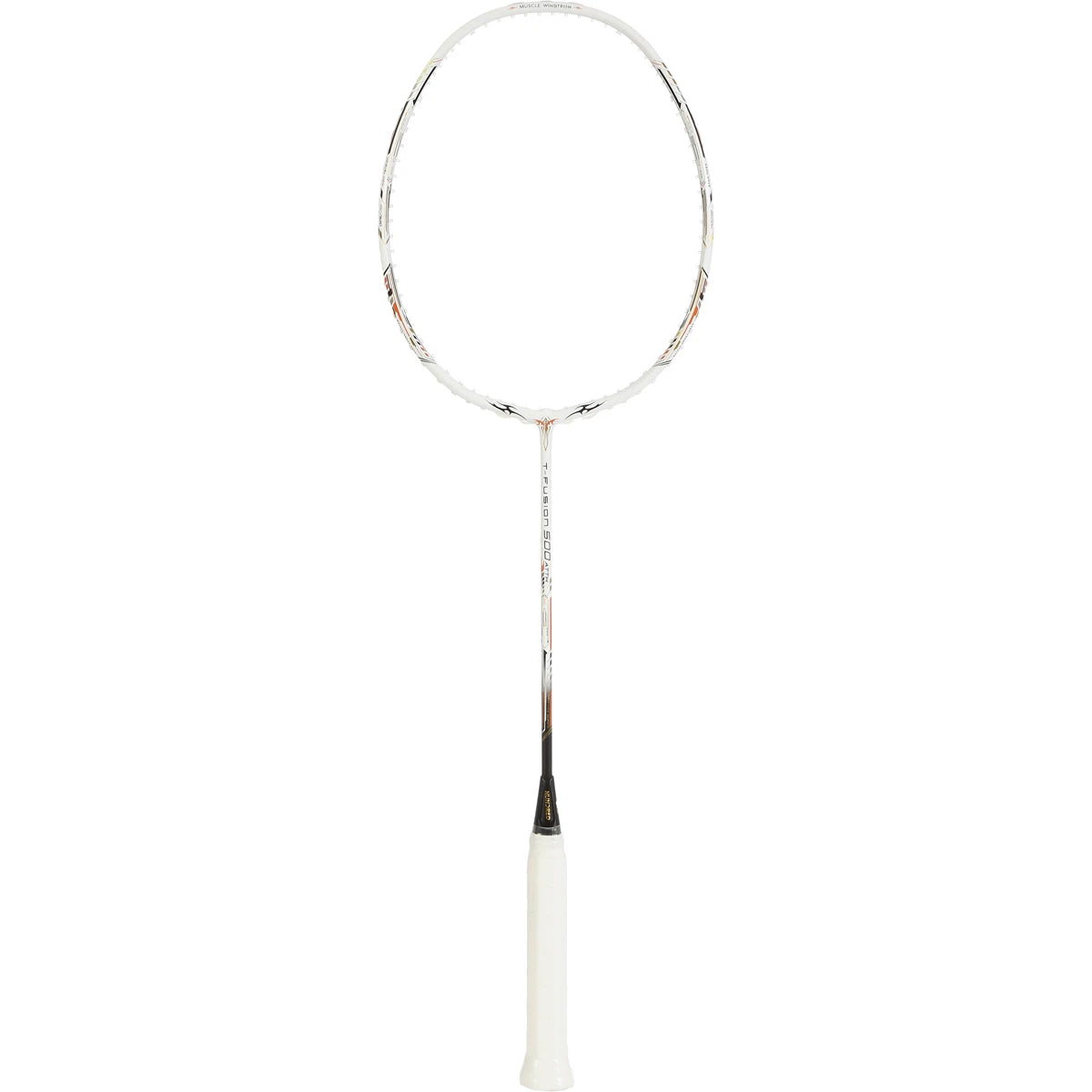 BADMINTONSCHLÄGER HUNDRED T-FUSION 500 ATTK 4U (UNBESAITET)
