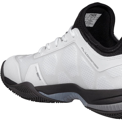 CHAUSSURES NOX PADEL NERBO WHITE/RAVEN