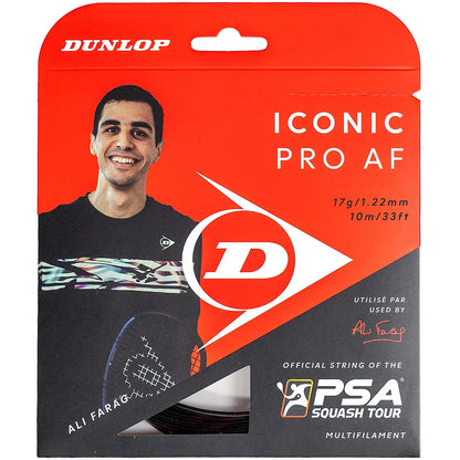 Cordage Squash Dunlop Iconic Pro Af 17G (10 Mètres)