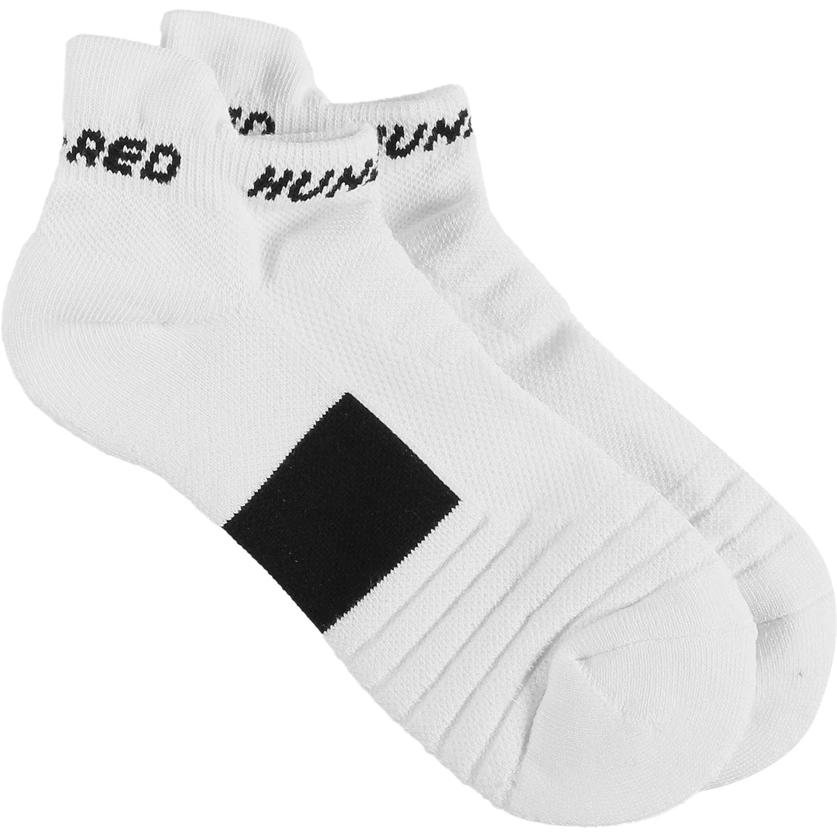 CHAUSSETTES HUNDRED WHITE/BLACK (LA PAIRE)