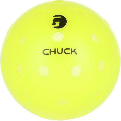 PACK OF 6 GAMMA CHUCK OUTDOOR PICKLEBALL BALLS