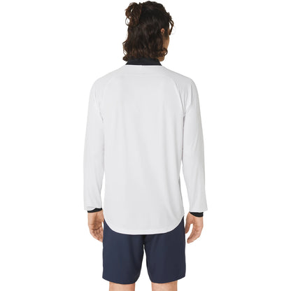 ASICS COURT LANGARM-T-SHIRT MIT 1/2 REISSVERSCHLUSS