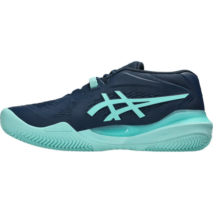 ASICS GEL RESOLUTION X TENNISSCHUHE AUF ROTSCHUTTBODEN
