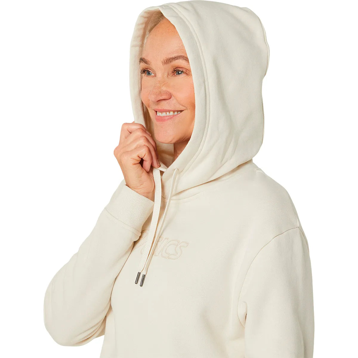 ASICS DAMEN TRAINING SWEATSHIRT MIT KAPUZE AUS FLEECE